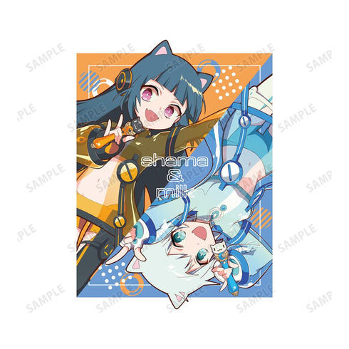 『maimai でらっくす』しゃま&みるく ゆにばーすver. Tシャツレディース【202510再販】